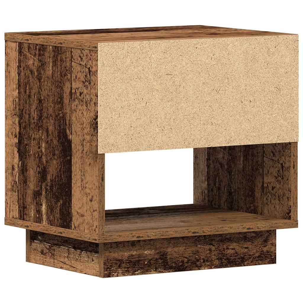 Nightstand with Drawer Old wood 45 x 34 x 44 cm Engineered wood